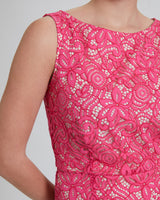 DENISE Sleeveless Lace Sheath Dress