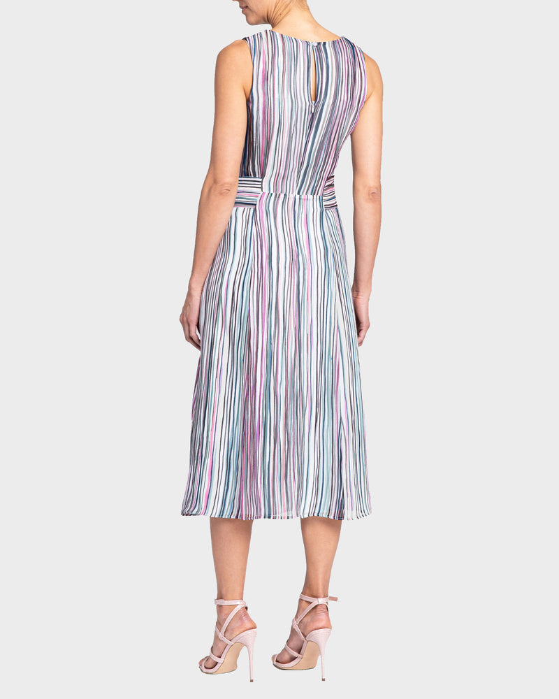 DORI A-Line Dress with Waist Tie