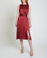 DOROTHY Silk A-line Sleeveless Dress