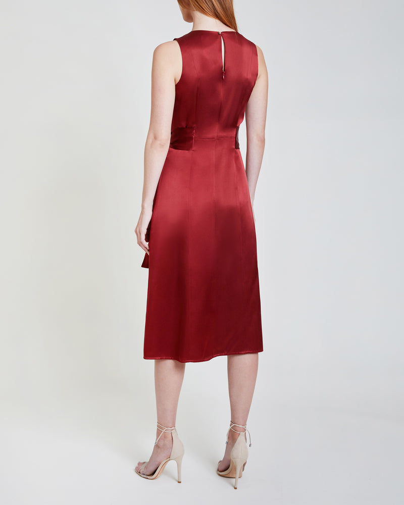 DOROTHY Silk A-line Sleeveless Dress