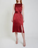 DOROTHY Silk A-line Sleeveless Dress