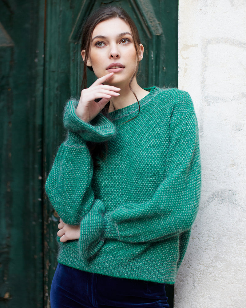 Hunter Green Knit Sweater