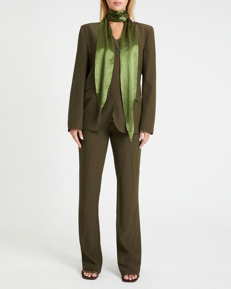 CORA Oversized Jacket with Neck Tie