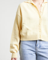 LENA Cropped Cashmere Cardigan