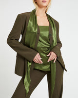 CORA Oversized Jacket with Neck Tie