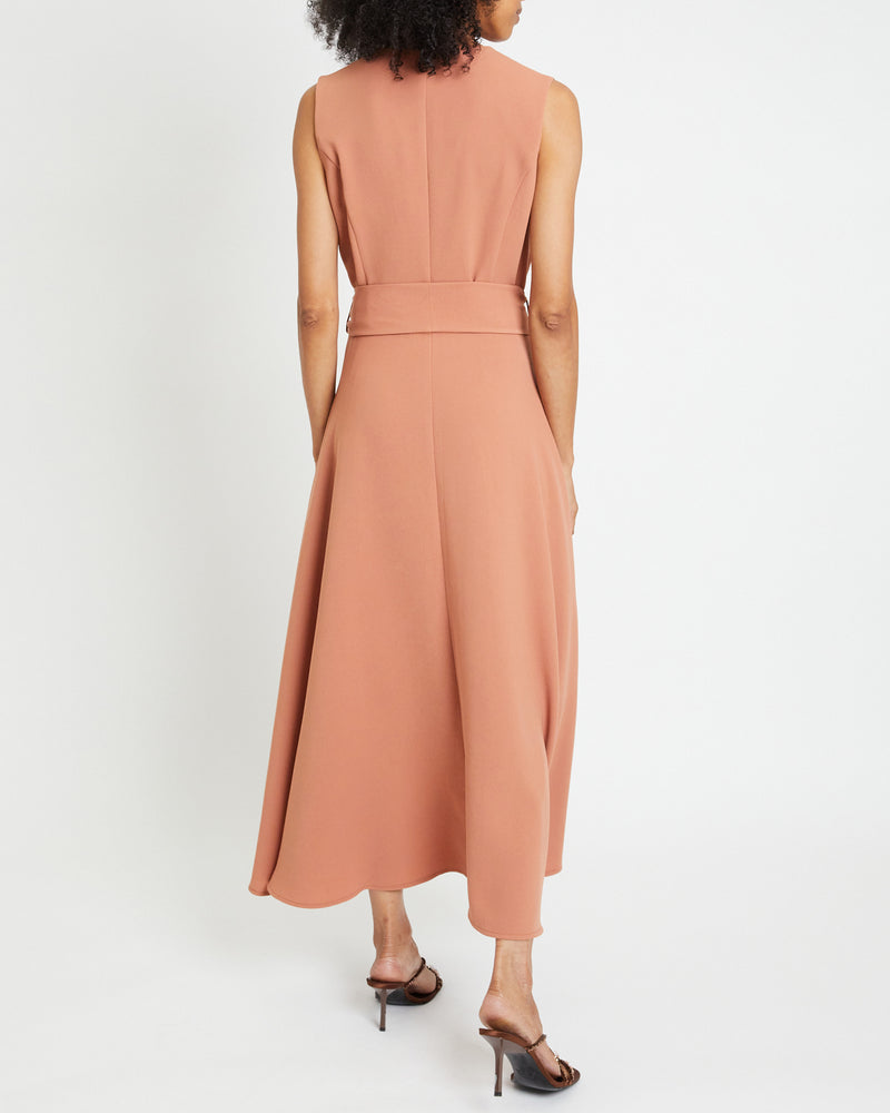 MADISON Hi-Lo Dress with Front Zipper