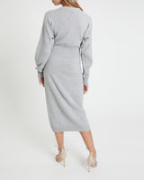 NELL Crew Neck Merino Wool Dress