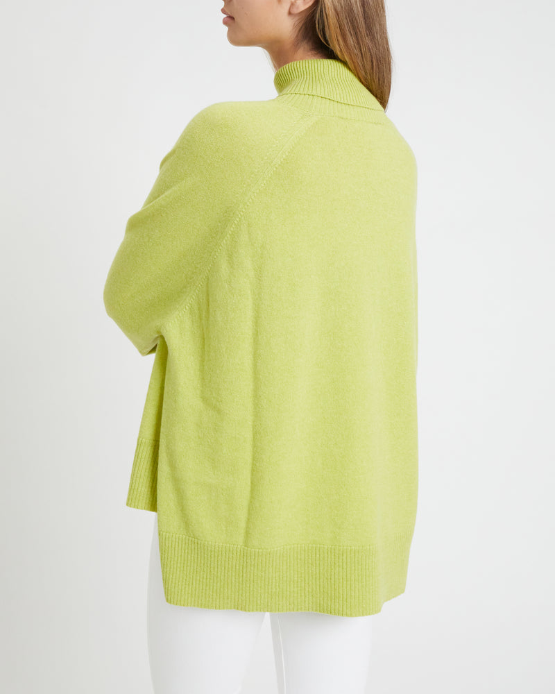 ORBA Boxy Turtleneck Cashmere Sweater