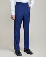 Navy Wool Stretch Comfort Pant, Made in Italy