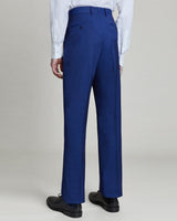 Navy Wool Stretch Comfort Pant, Made in Italy
