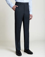 Charcoal Wool Stretch Comfort Pant, Made in Italy