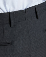 Charcoal Wool Stretch Comfort Pant, Made in Italy