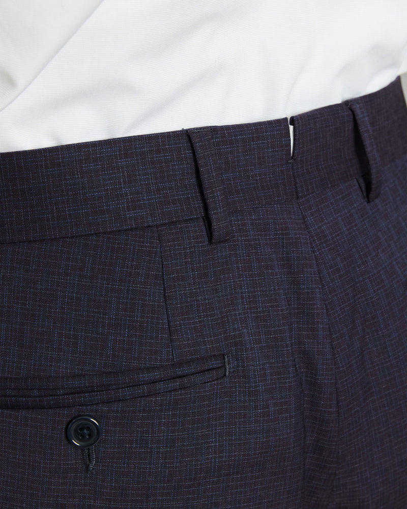 Midnight Wool Stretch Comfort Pant, Made in Italy