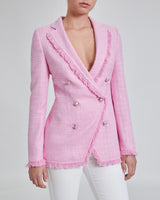 SABA Double Breasted Jacket in Luxury Tweed